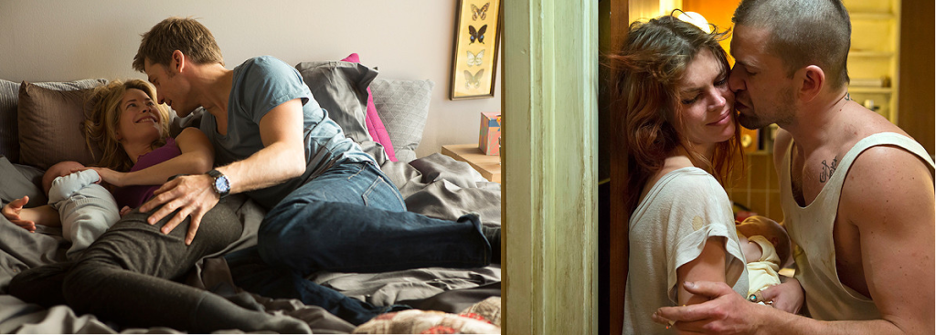 対照的な二組の家族