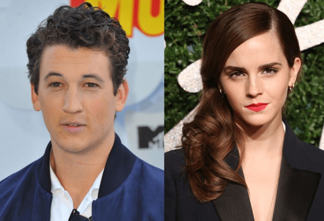 マイルズ・テラーとエマ・ワトソン